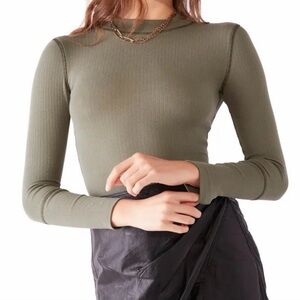 Free People - The Rickie Mock Neck Top